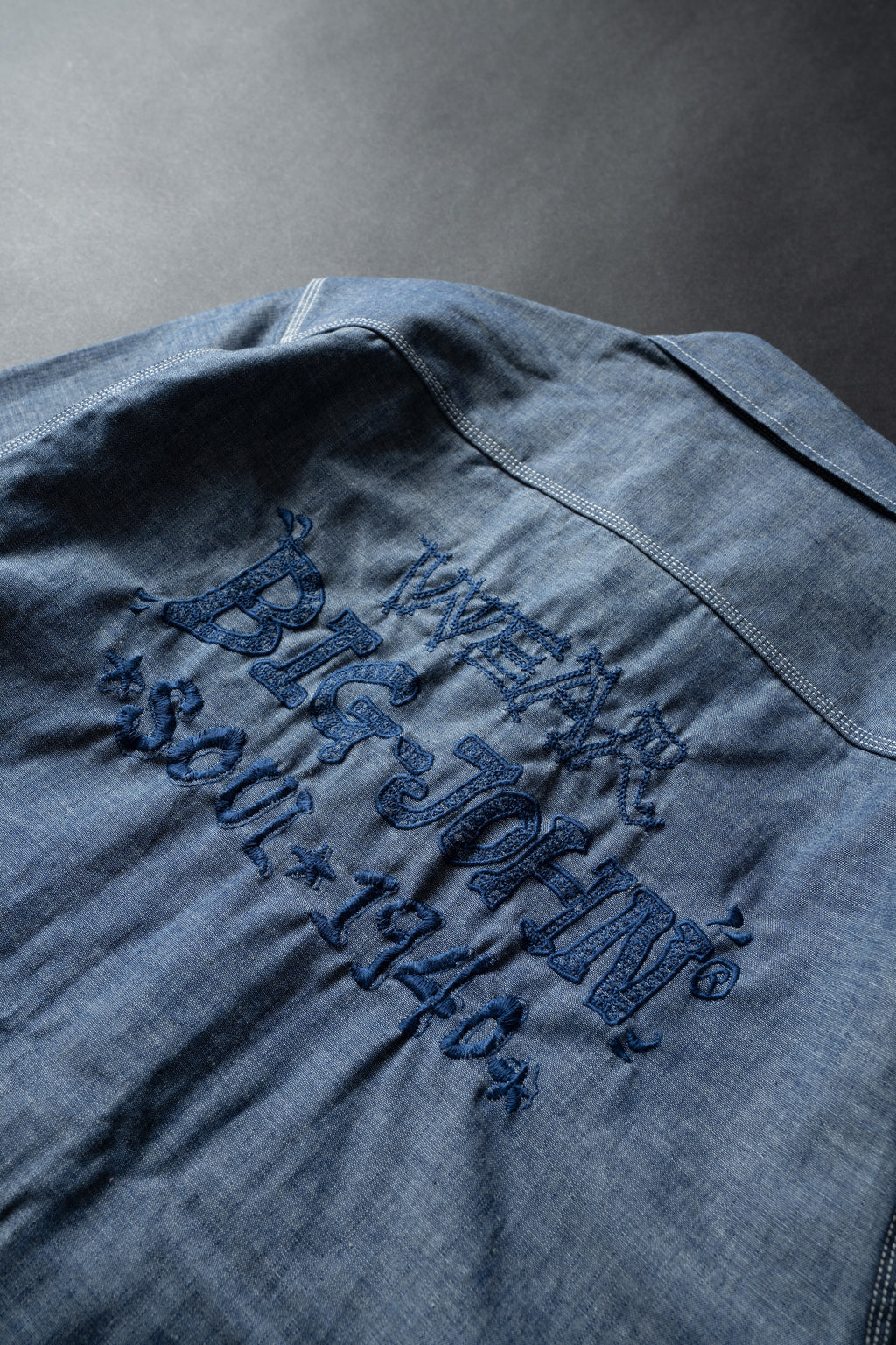MS003R (01EB) Color Nep Selvedge Chambray Shirt