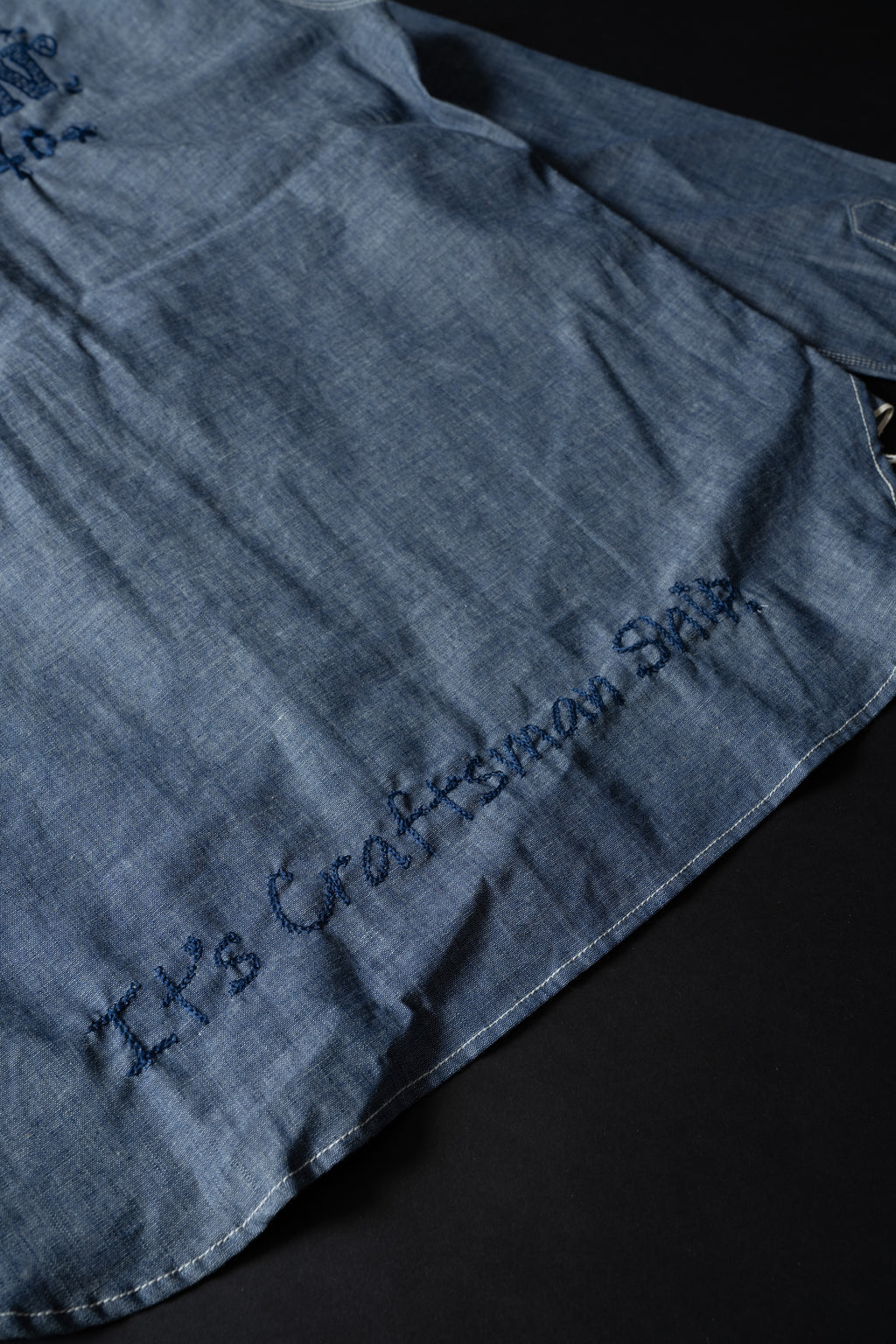 MS003R (01EB) Color Nep Selvedge Chambray Shirt