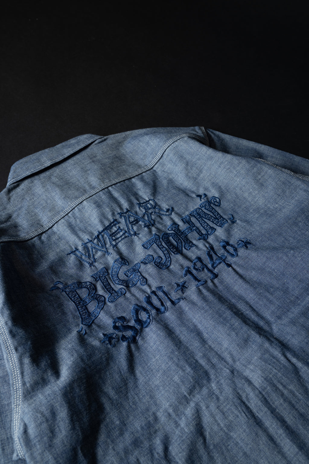 MS003R (01EB) Color Nep Selvedge Chambray Shirt