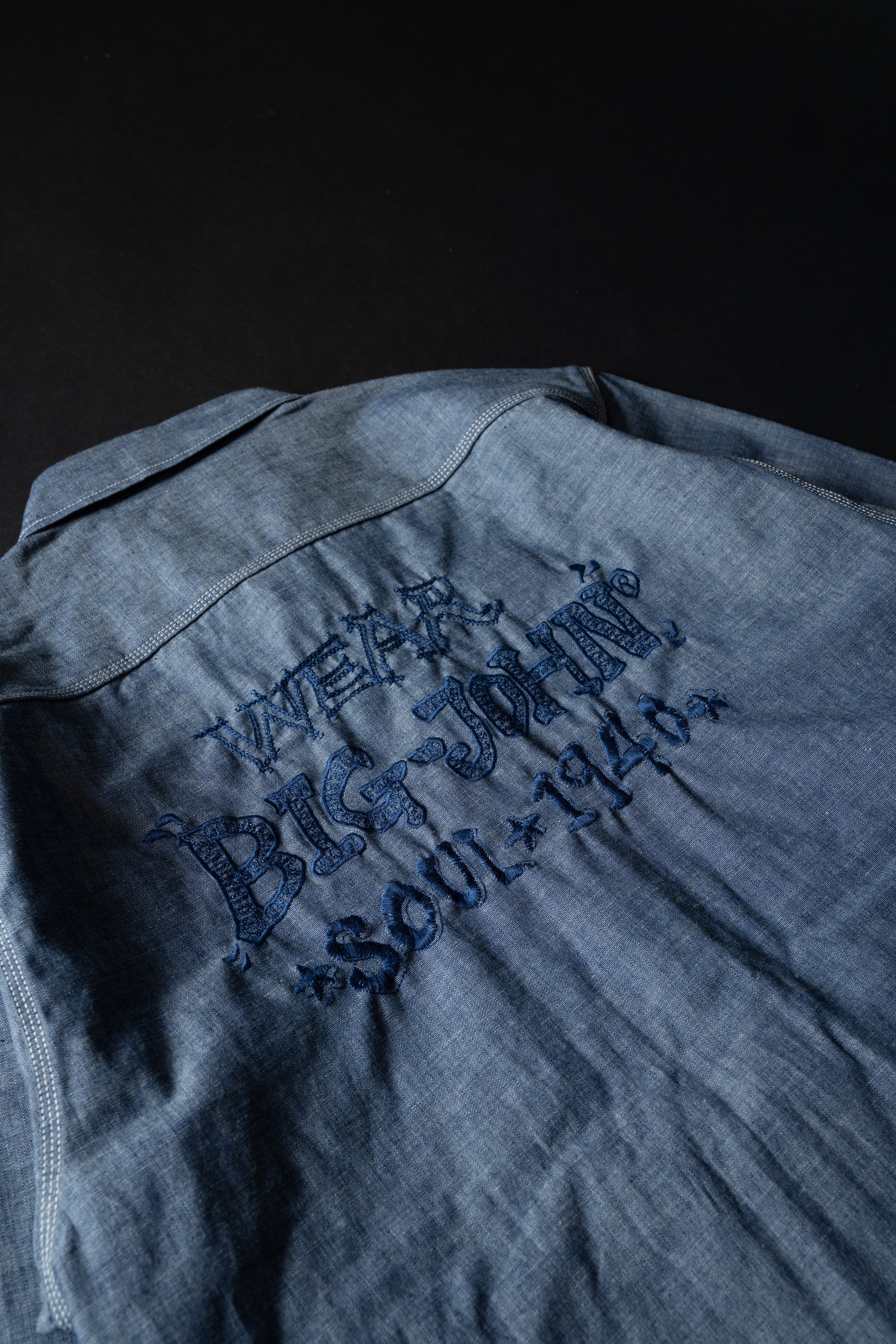 MS003R (01EB) Color Nep Selvedge Chambray Shirt