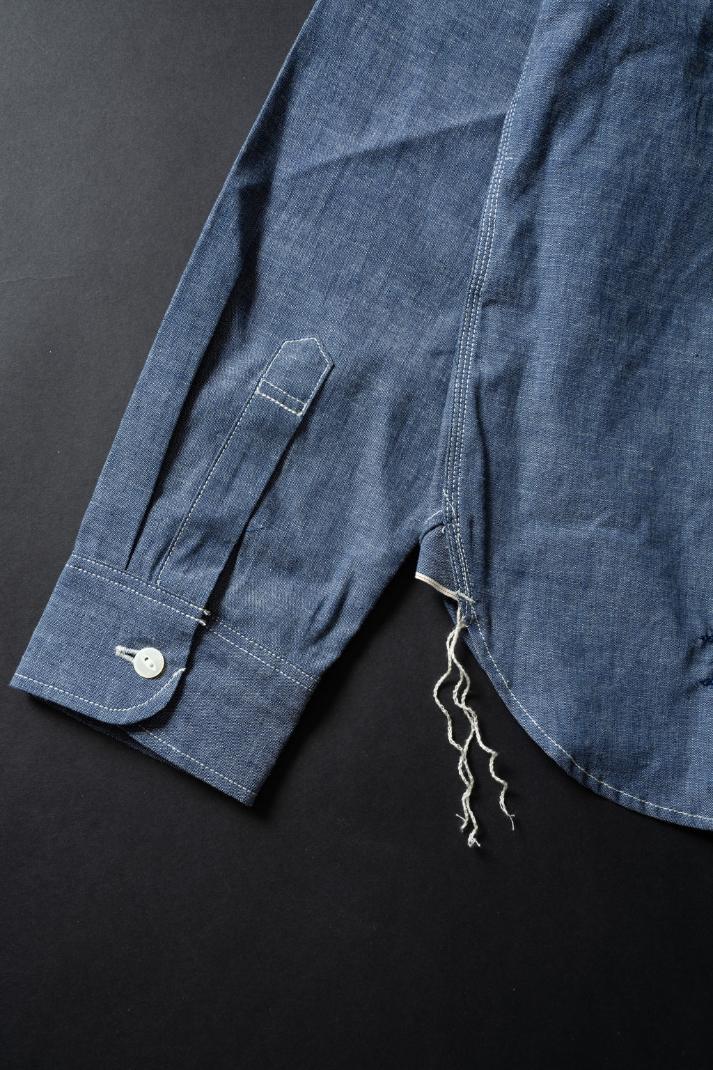 MS003R (01EB) Color Nep Selvedge Chambray Shirt