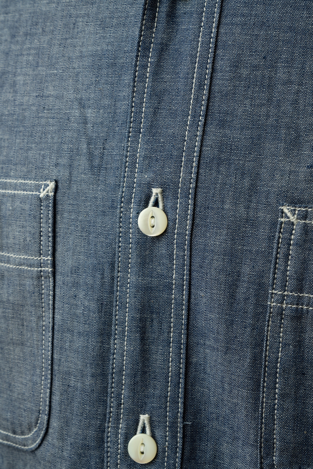 MS003R (01EB) Color Nep Selvedge Chambray Shirt