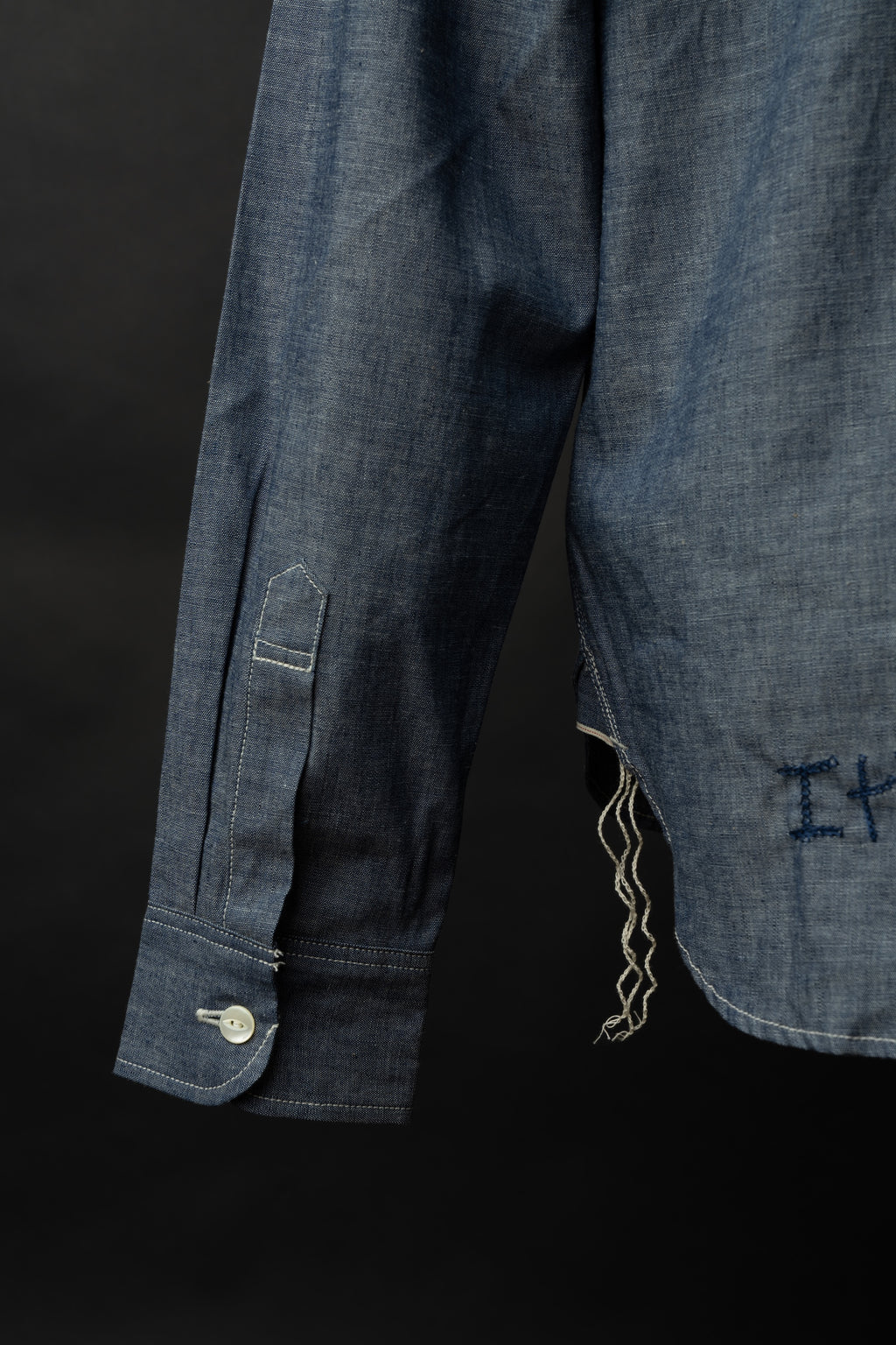 MS003R (01EB) Color Nep Selvedge Chambray Shirt