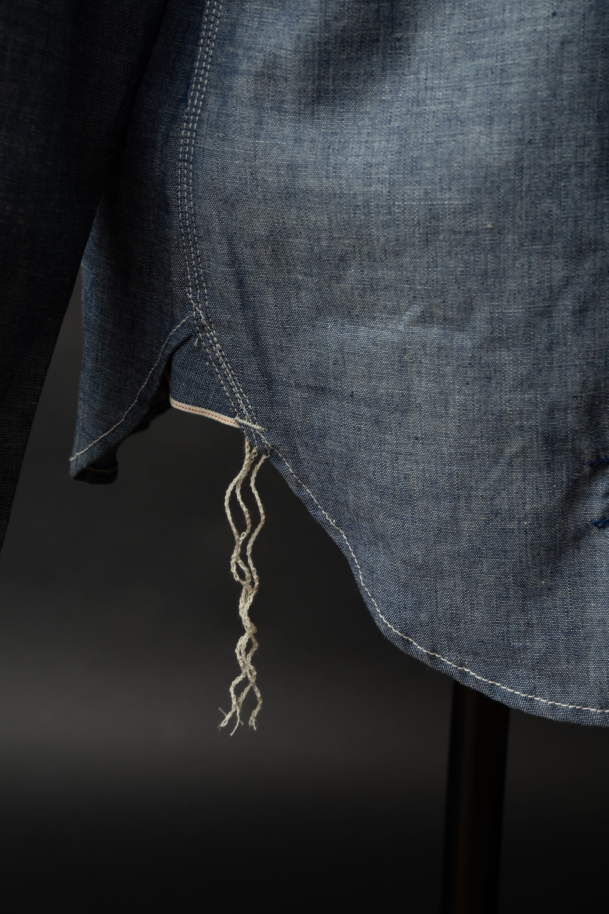 MS003R (01EB) Color Nep Selvedge Chambray Shirt