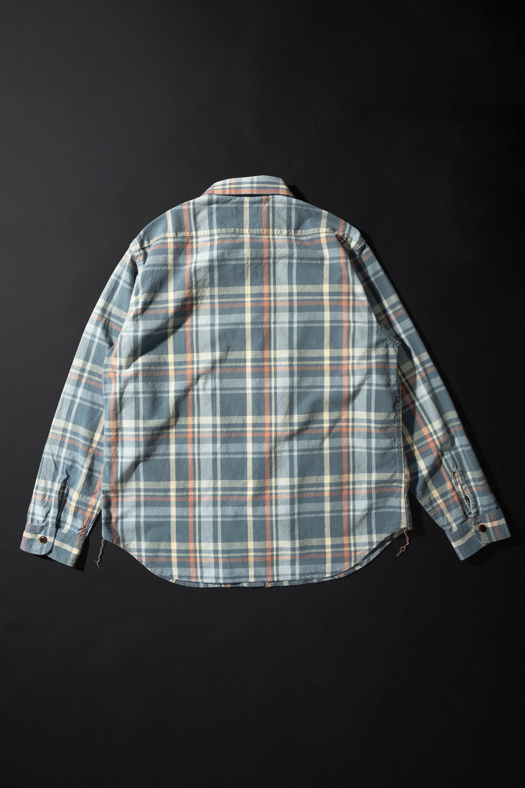 MS012G(ID02) INDIGO CHECK SHIRTS