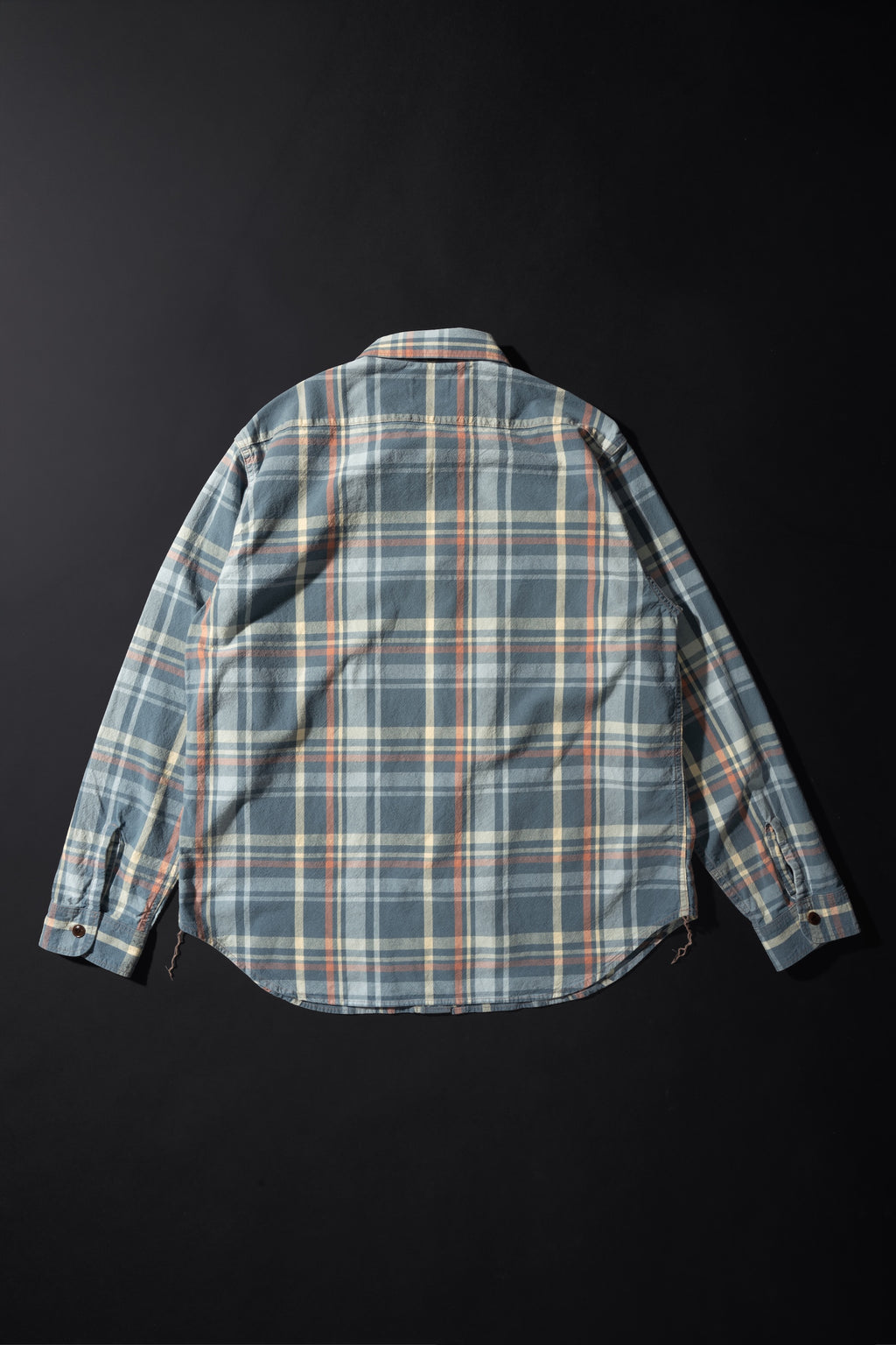 MS012G(ID02) INDIGO CHECK SHIRTS