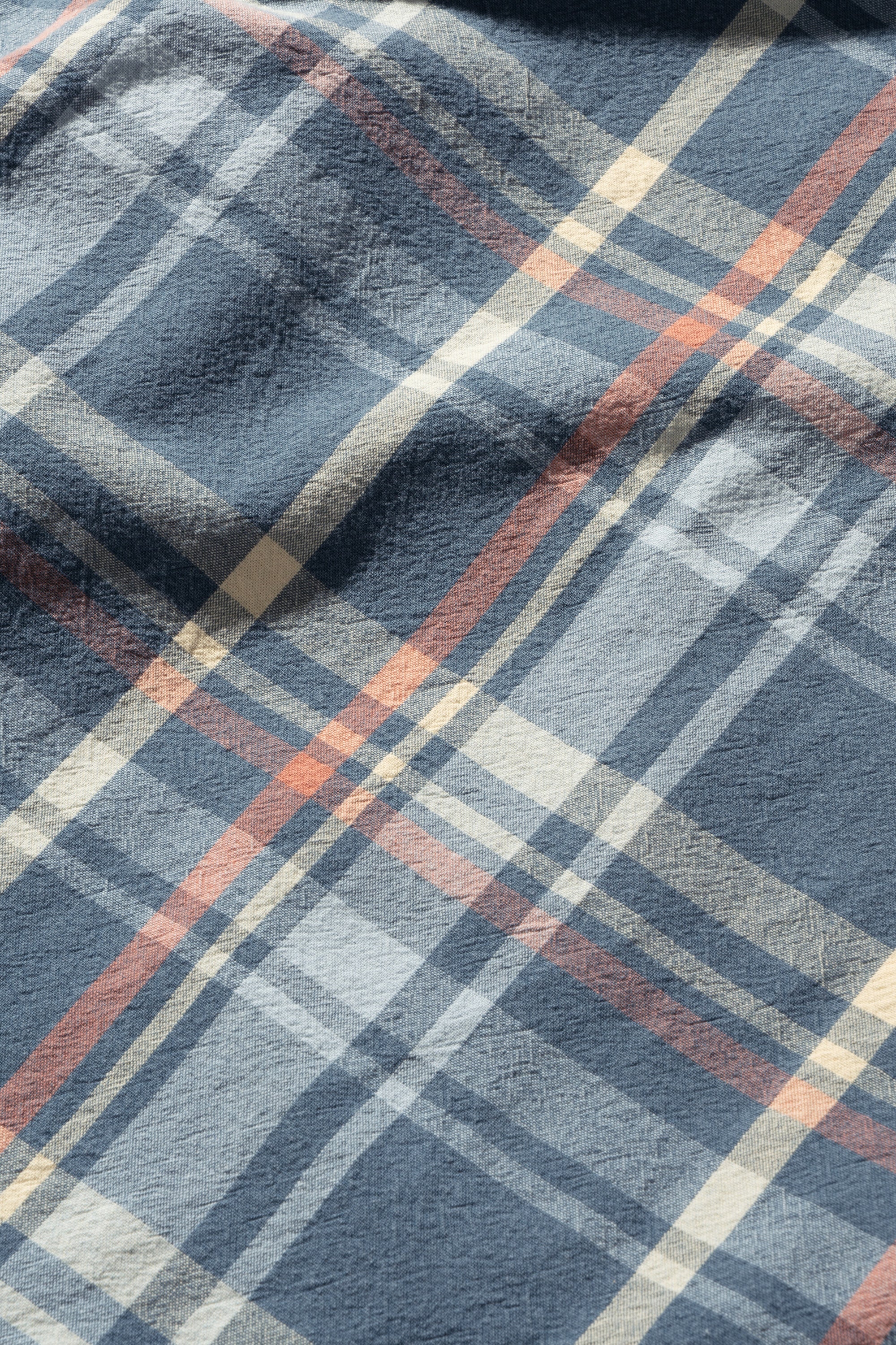 MS012G(ID02) INDIGO CHECK SHIRTS