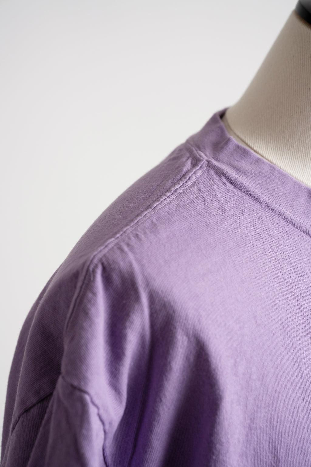 MTE002 (35) 丸胴 Tee BIG JOHN PURPLE