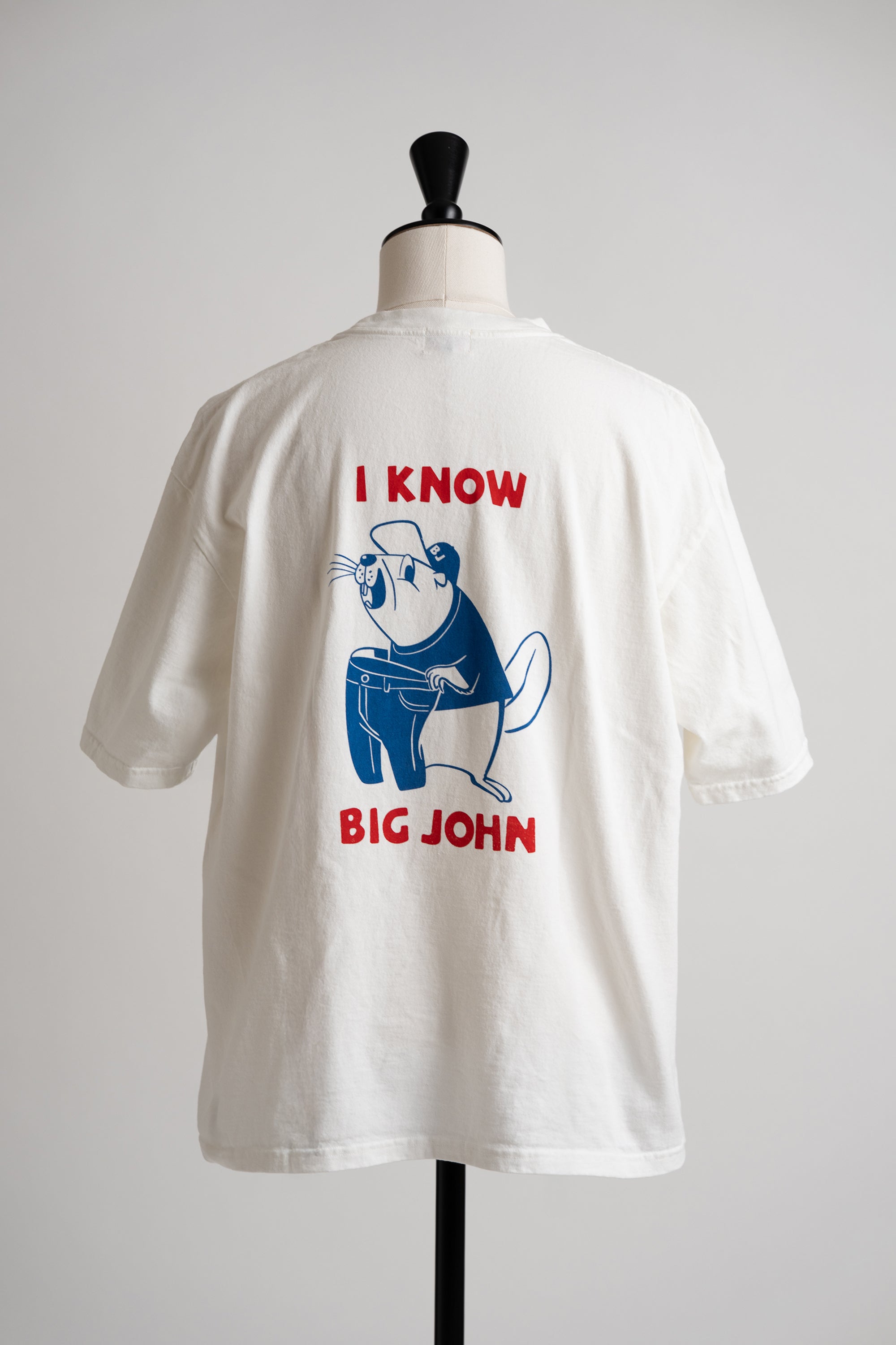 MTE001 (69) 丸胴 Tee BEAVER WHITE