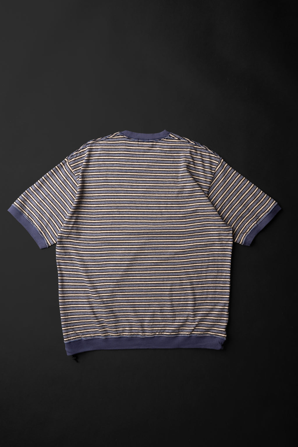 MTE019 (03)  S/S BORDER DRAW CORD Tee