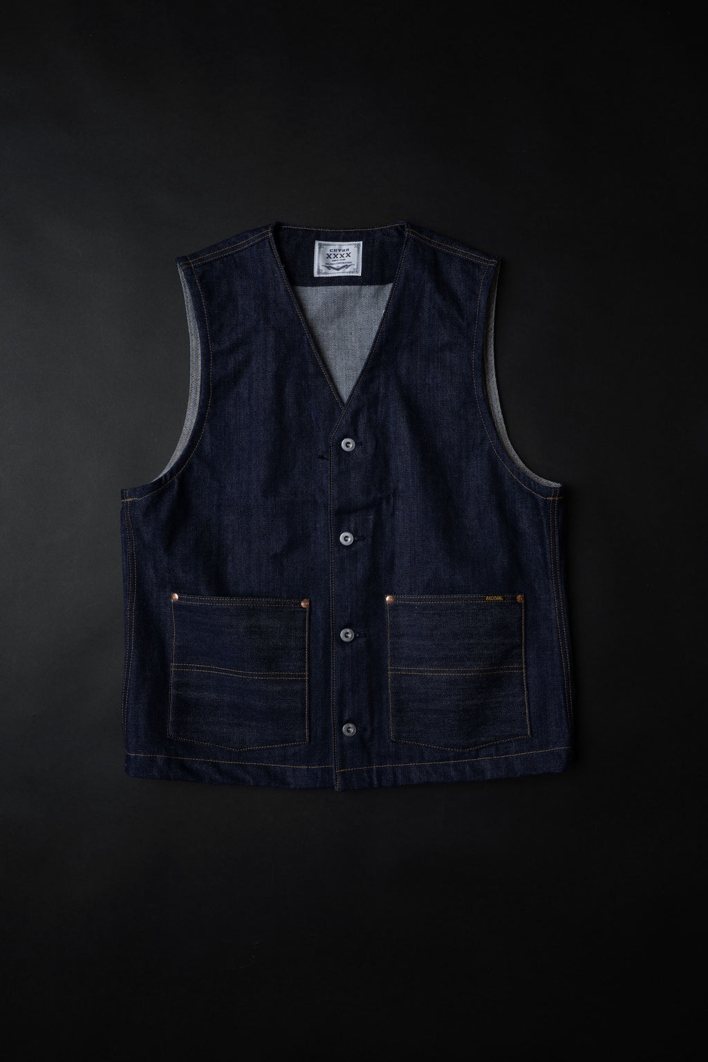 XX602BE (000)『XXXX-EXTRA』BUTTON UP VEST