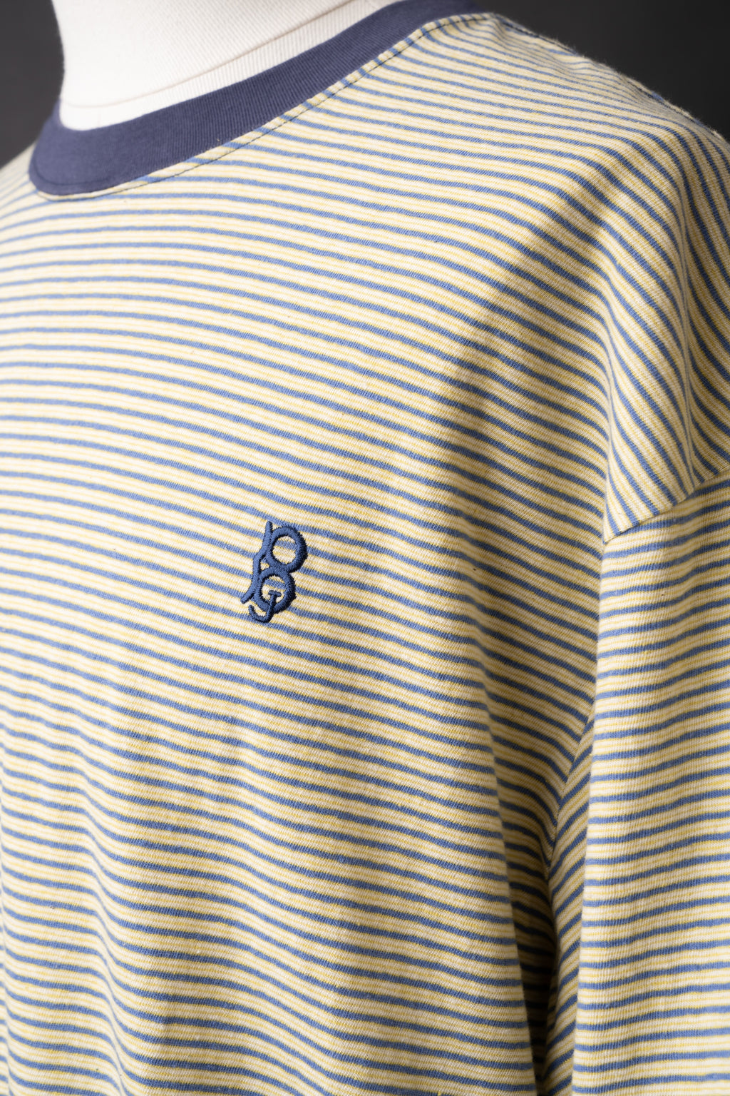 MTE019 (46) S/S BORDER DRAW CORD Tee