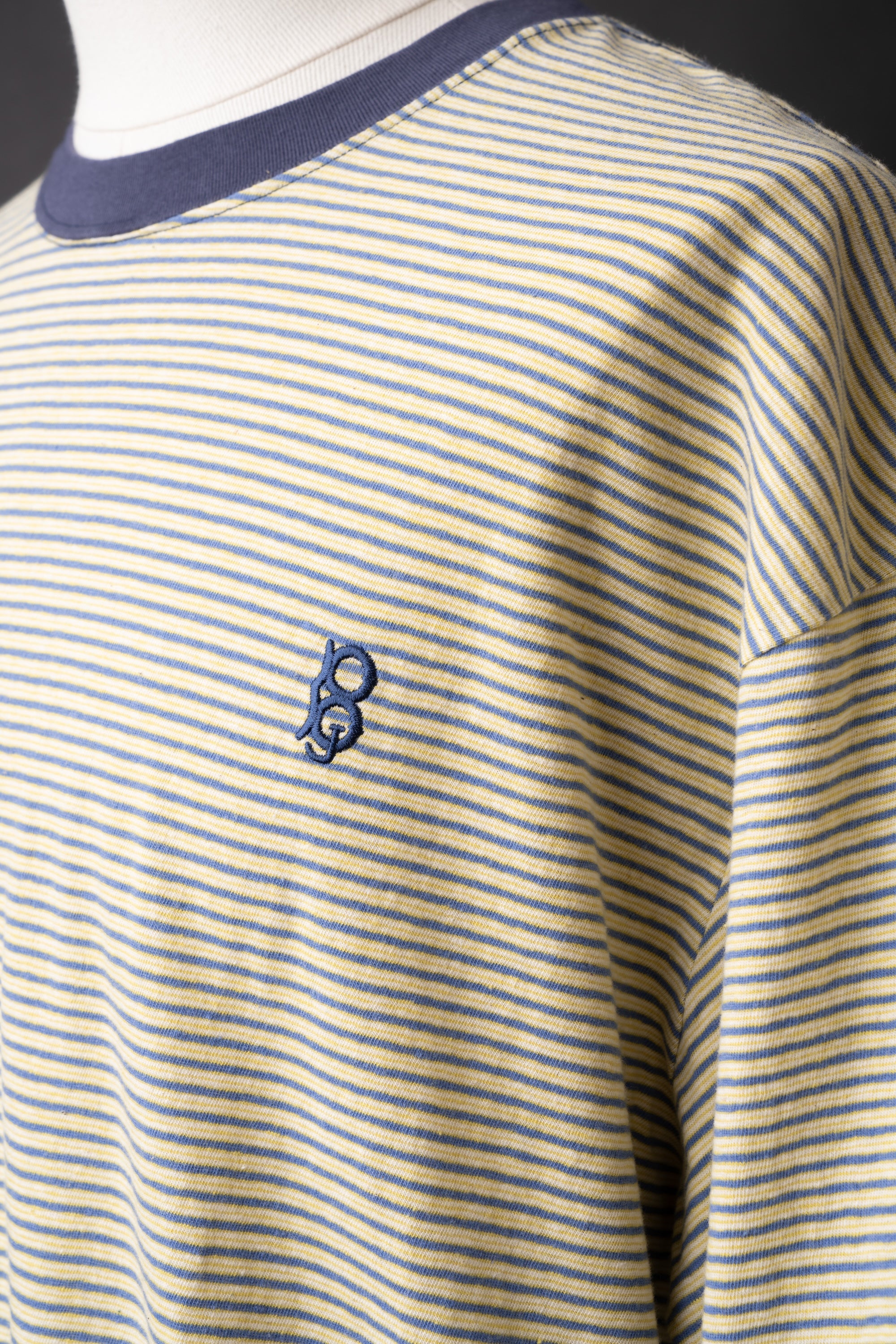MTE019 (46) S/S BORDER DRAW CORD Tee
