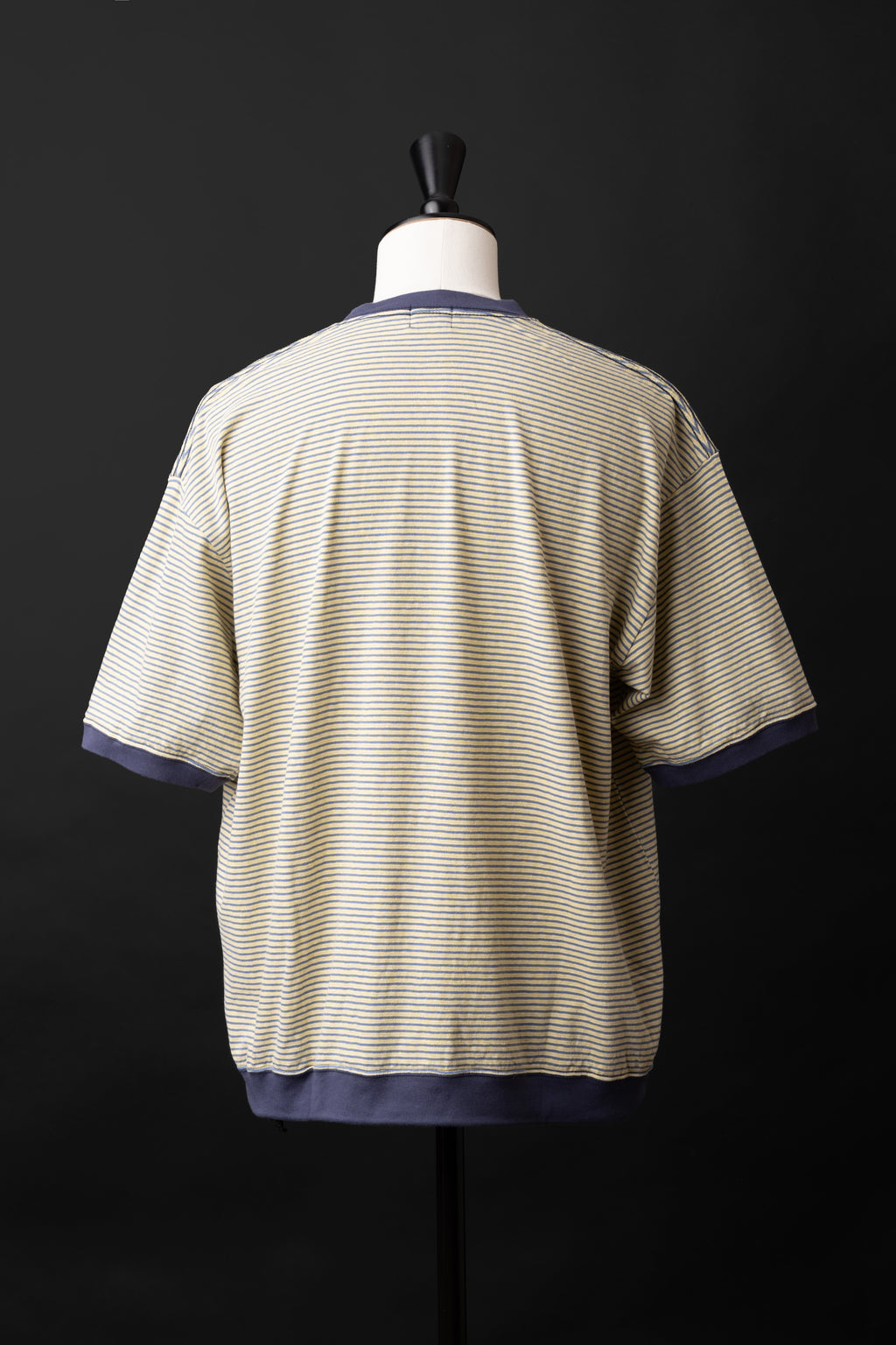 MTE019 (46) S/S BORDER DRAW CORD Tee